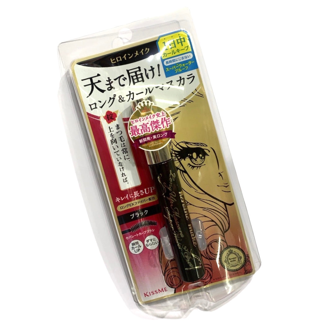 Isehan Kiss Me Heroine Make Long Up Mascara Super WP #01 Black Waterproof