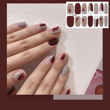Load image into Gallery viewer, Spring &amp; Summer 14 Tips Solid &amp; Glitter Nail Wraps Nail Stickers  (2wks SHIP)
