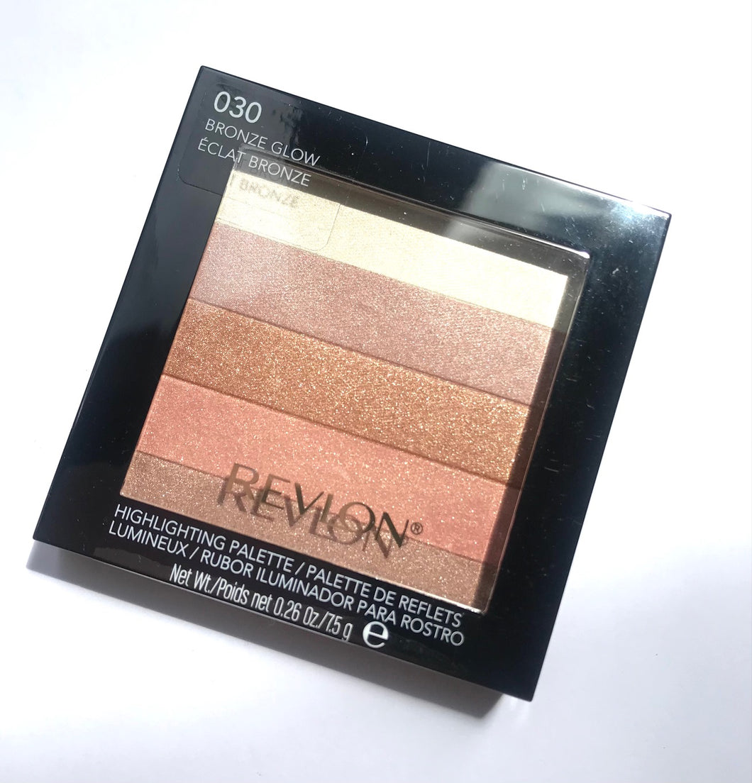 US SHIP! Revlon Highlighting Palette, 030 Bronze Glow, 0.26 Oz