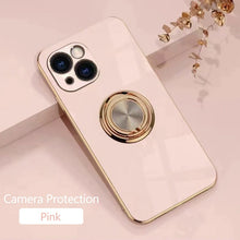 Load image into Gallery viewer, Magnetic Ring Holder Ring Stand iPhone Case,iPhone7,iPhone 8,iPhone SE,2020,iPhone11,iPhone12,iPhone13,iPhone13 pro,iPhone13 pro max,Pink,Gray,White,Black,Green,Mint,Purple

