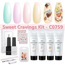 Load image into Gallery viewer, Makartt Poly Nail Extension Gel Kit 15ML Nail Gel with Slip Solution
