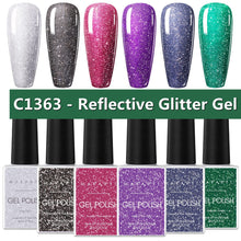 Load image into Gallery viewer, Makartt Jelly Gel Nail Polish Set - 6 Colors Rainbow Transparent Gel Nail Polish Spring Summer
