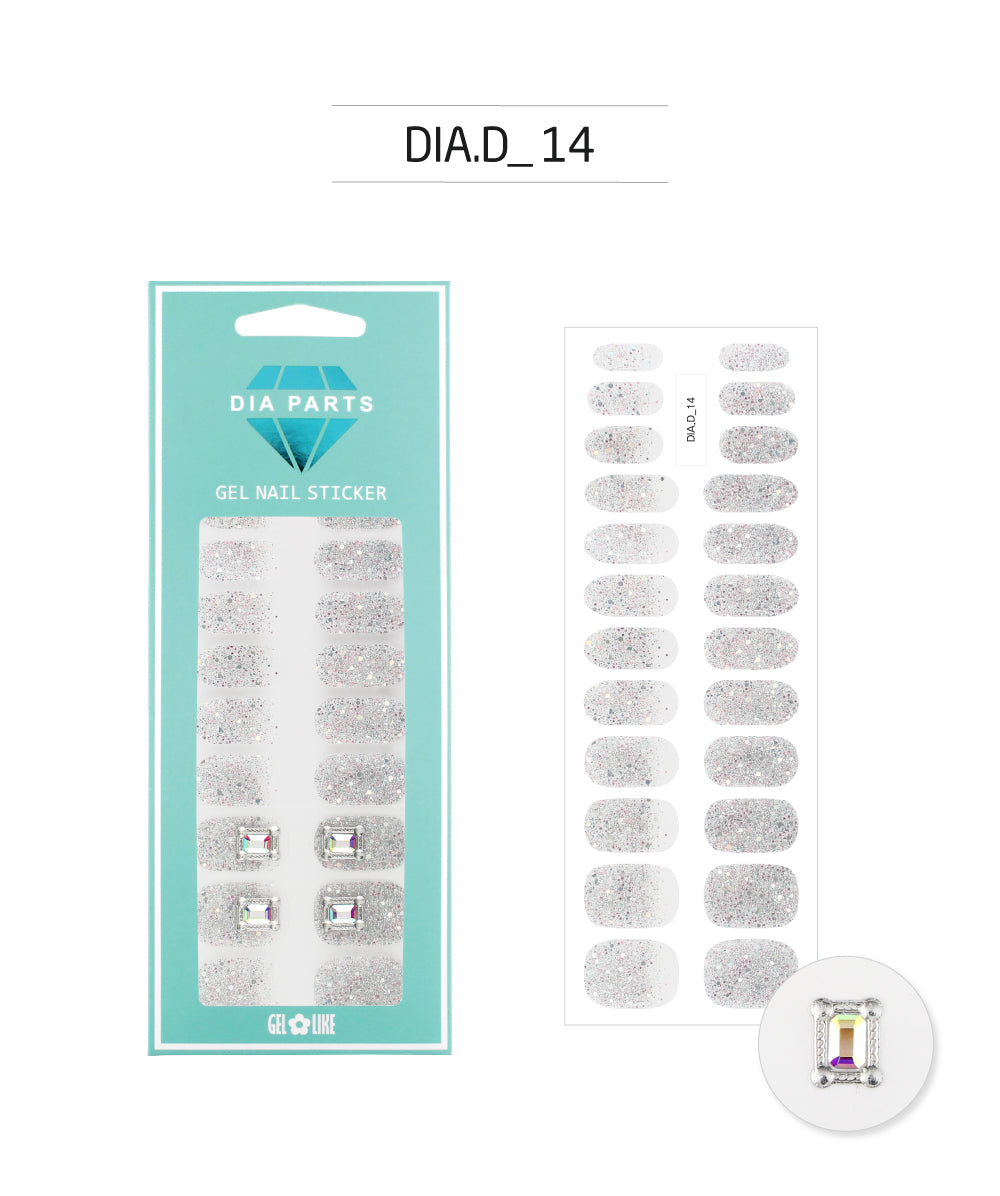 [US SHIP] Lalalee's Premium Korean Gel Nail Wrap,Gel Nail Sticker,Gell Nail Art.