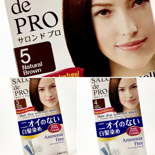 Dariya Japan Salon De Pro Hair Dye Non Smell Cream.