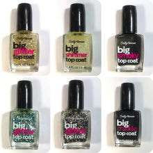 Load image into Gallery viewer, Sally Hansen Big Top Coat, Glitter, Shimmer, Smoky, Crackle

