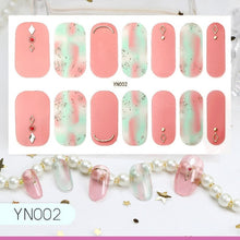Load image into Gallery viewer,  Valentines/All Seasons 5D Spring Nail Wraps Nail Stickers Nail Polish Strips YN series (2 wks SHIP).
