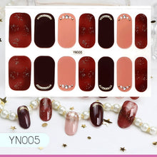 Load image into Gallery viewer,  Valentines/All Seasons 5D Spring Nail Wraps Nail Stickers Nail Polish Strips YN series (2 wks SHIP).
