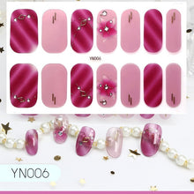 Load image into Gallery viewer,  Valentines/All Seasons 5D Spring Nail Wraps Nail Stickers Nail Polish Strips YN series (2 wks SHIP).
