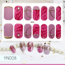 Load image into Gallery viewer,  Valentines/All Seasons 5D Spring Nail Wraps Nail Stickers Nail Polish Strips YN series (2 wks SHIP).

