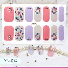 Load image into Gallery viewer,  Valentines/All Seasons 5D Spring Nail Wraps Nail Stickers Nail Polish Strips YN series (2 wks SHIP).
