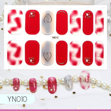 Load image into Gallery viewer,  Valentines/All Seasons 5D Spring Nail Wraps Nail Stickers Nail Polish Strips YN series (2 wks SHIP).
