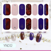 Load image into Gallery viewer,  Valentines/All Seasons 5D Spring Nail Wraps Nail Stickers Nail Polish Strips YN series (2 wks SHIP).
