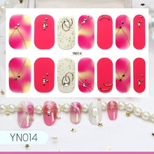 Load image into Gallery viewer,  Valentines/All Seasons 5D Spring Nail Wraps Nail Stickers Nail Polish Strips YN series (2 wks SHIP).

