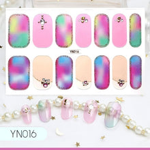 Load image into Gallery viewer,  Valentines/All Seasons 5D Spring Nail Wraps Nail Stickers Nail Polish Strips YN series (2 wks SHIP).
