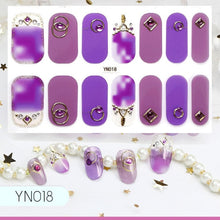 Load image into Gallery viewer,  Valentines/All Seasons 5D Spring Nail Wraps Nail Stickers Nail Polish Strips YN series (2 wks SHIP).
