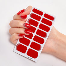 Load image into Gallery viewer,  Red Cover Nail Stickers Various Types (2 wks SHIP).
