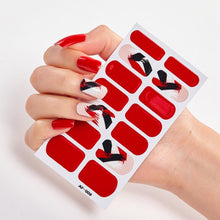 Load image into Gallery viewer,  Red Cover Nail Stickers Various Types (2 wks SHIP).
