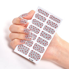 Load image into Gallery viewer,  Red Cover Nail Stickers Various Types (2 wks SHIP).
