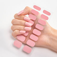 Load image into Gallery viewer,  Valentines/All Seasons 16 Tips Nail Wraps Nail Stickers Nail Polish Strips CS13 Pink (2 wks SHIP).
