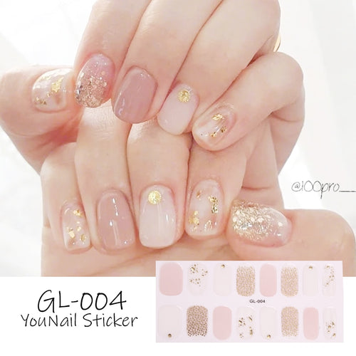  Valentines/All Seasons Korean Style 16 tips Spring/Summer Nail Wraps Nail Stickers Nail Polish Strips GL series (2 wks SHIP).