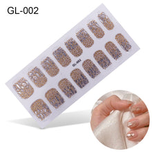 Load image into Gallery viewer,  Valentines/All Seasons Korean Style 16 tips Spring/Summer Nail Wraps Nail Stickers Nail Polish Strips GL series (2 wks SHIP).
