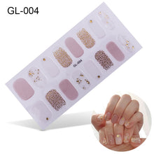 Load image into Gallery viewer,  Valentines/All Seasons Korean Style 16 tips Spring/Summer Nail Wraps Nail Stickers Nail Polish Strips GL series (2 wks SHIP).
