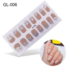 Load image into Gallery viewer,  Valentines/All Seasons Korean Style 16 tips Spring/Summer Nail Wraps Nail Stickers Nail Polish Strips GL series (2 wks SHIP).
