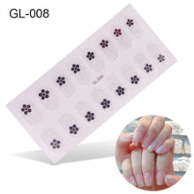 Load image into Gallery viewer,  Valentines/All Seasons Korean Style 16 tips Spring/Summer Nail Wraps Nail Stickers Nail Polish Strips GL series (2 wks SHIP).
