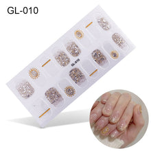 Load image into Gallery viewer,  Valentines/All Seasons Korean Style 16 tips Spring/Summer Nail Wraps Nail Stickers Nail Polish Strips GL series (2 wks SHIP).
