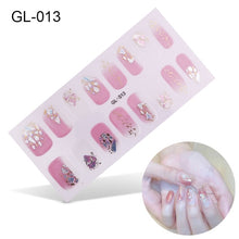 Load image into Gallery viewer,  Valentines/All Seasons Korean Style 16 tips Spring/Summer Nail Wraps Nail Stickers Nail Polish Strips GL series (2 wks SHIP).
