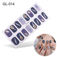 Load image into Gallery viewer,  Valentines/All Seasons Korean Style 16 tips Spring/Summer Nail Wraps Nail Stickers Nail Polish Strips GL series (2 wks SHIP).

