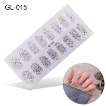 Load image into Gallery viewer,  Valentines/All Seasons Korean Style 16 tips Spring/Summer Nail Wraps Nail Stickers Nail Polish Strips GL series (2 wks SHIP).
