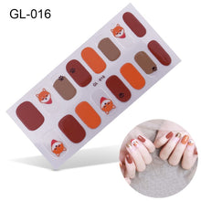 Load image into Gallery viewer,  Valentines/All Seasons Korean Style 16 tips Spring/Summer Nail Wraps Nail Stickers Nail Polish Strips GL series (2 wks SHIP).
