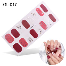 Load image into Gallery viewer,  Valentines/All Seasons Korean Style 16 tips Spring/Summer Nail Wraps Nail Stickers Nail Polish Strips GL series (2 wks SHIP).
