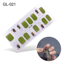Load image into Gallery viewer,  Valentines/All Seasons Korean Style 16 tips Spring/Summer Nail Wraps Nail Stickers Nail Polish Strips GL series (2 wks SHIP).

