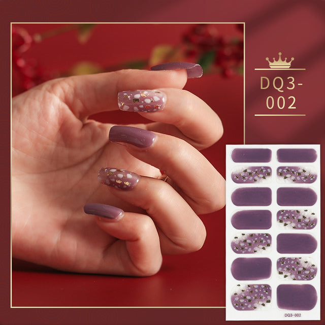 Solid Colors Nail Wraps,Nail Art,Nail Stickers,DIY Manicure and DIY Nails DQ3 series