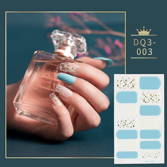 Solid Colors Nail Wraps,Nail Art,Nail Stickers,DIY Manicure and DIY Nails DQ3 series