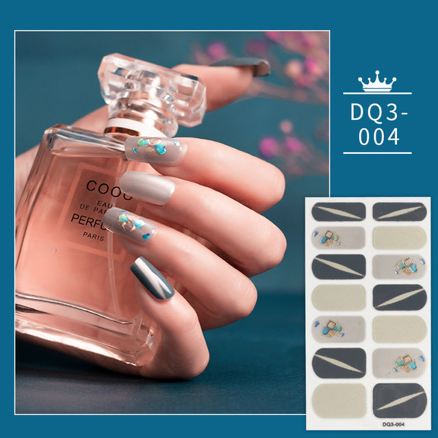 Solid Colors Nail Wraps,Nail Art,Nail Stickers,DIY Manicure and DIY Nails DQ3 series