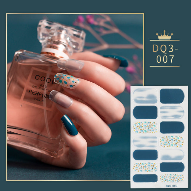 Solid Colors Nail Wraps,Nail Art,Nail Stickers,DIY Manicure and DIY Nails DQ3 series