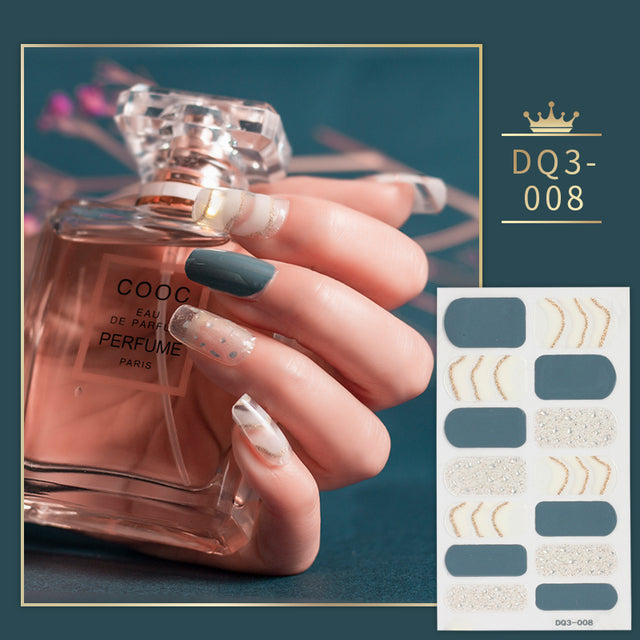 Solid Colors Nail Wraps,Nail Art,Nail Stickers,DIY Manicure and DIY Nails DQ3 series