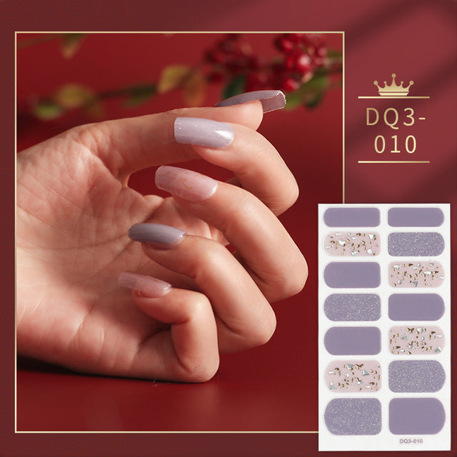 Solid Colors Nail Wraps,Nail Art,Nail Stickers,DIY Manicure and DIY Nails DQ3 series