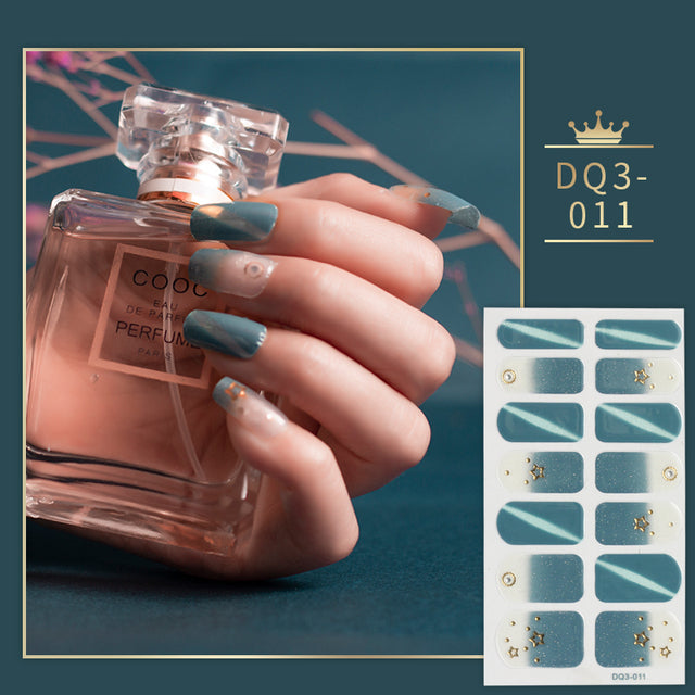 Solid Colors Nail Wraps,Nail Art,Nail Stickers,DIY Manicure and DIY Nails DQ3 series