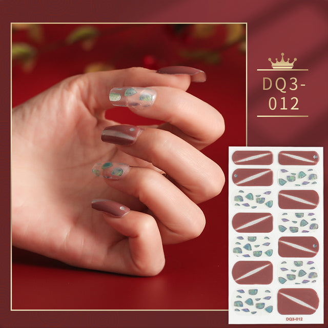 Solid Colors Nail Wraps,Nail Art,Nail Stickers,DIY Manicure and DIY Nails DQ3 series