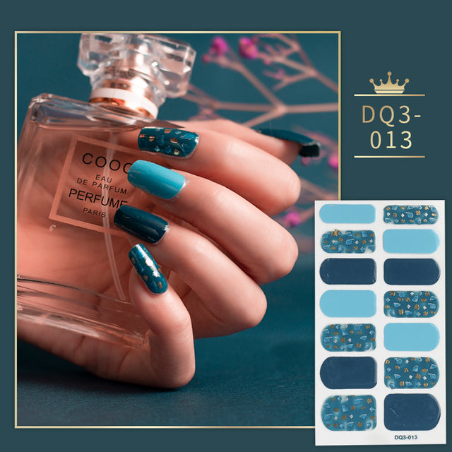 Solid Colors Nail Wraps,Nail Art,Nail Stickers,DIY Manicure and DIY Nails DQ3 series