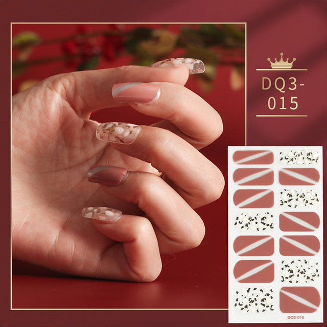 Solid Colors Nail Wraps,Nail Art,Nail Stickers,DIY Manicure and DIY Nails DQ3 series