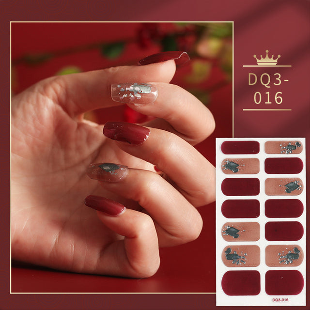 Solid Colors Nail Wraps,Nail Art,Nail Stickers,DIY Manicure and DIY Nails DQ3 series