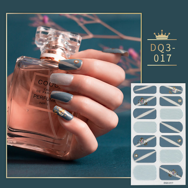 Solid Colors Nail Wraps,Nail Art,Nail Stickers,DIY Manicure and DIY Nails DQ3 series