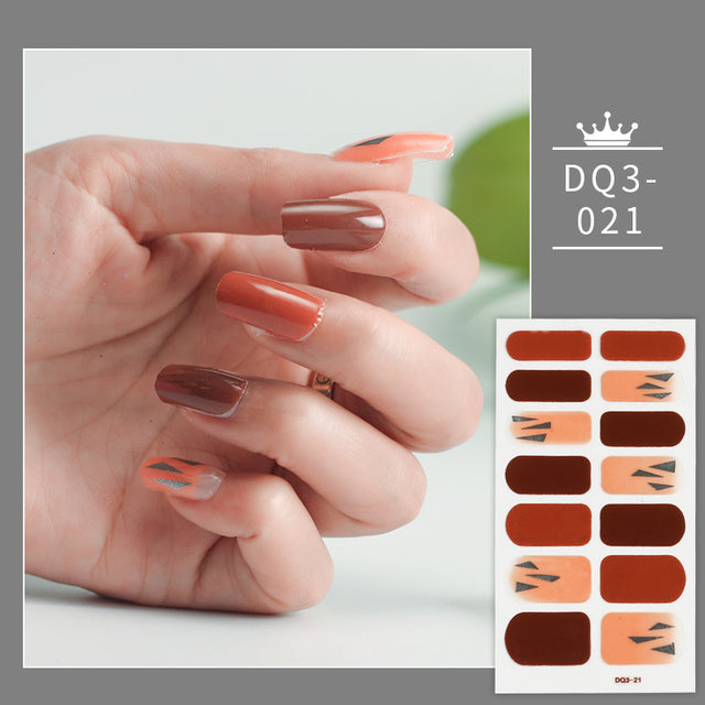 Solid Colors Nail Wraps,Nail Art,Nail Stickers,DIY Manicure and DIY Nails DQ3 series