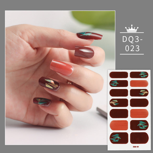 Solid Colors Nail Wraps,Nail Art,Nail Stickers,DIY Manicure and DIY Nails DQ3 series