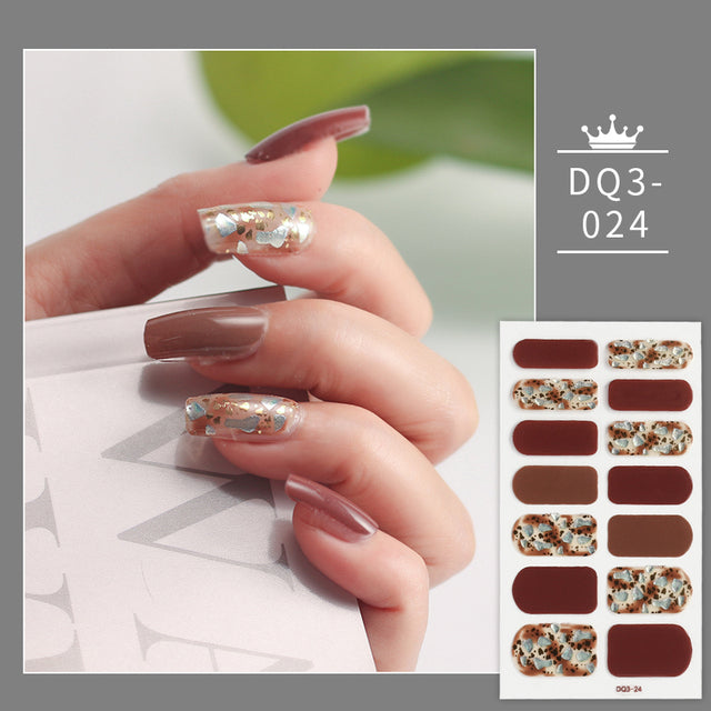 Solid Colors Nail Wraps,Nail Art,Nail Stickers,DIY Manicure and DIY Nails DQ3 series